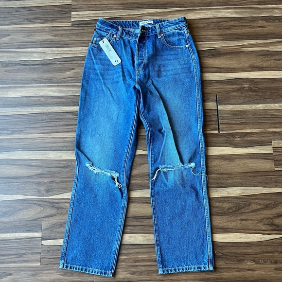 Rollas Classic Ankle Linda Worn Jeans - Picture 5 of 6